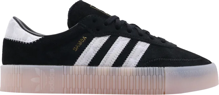 Adidas Wmns Sambarose 'Gold Metallic' sneakers, black