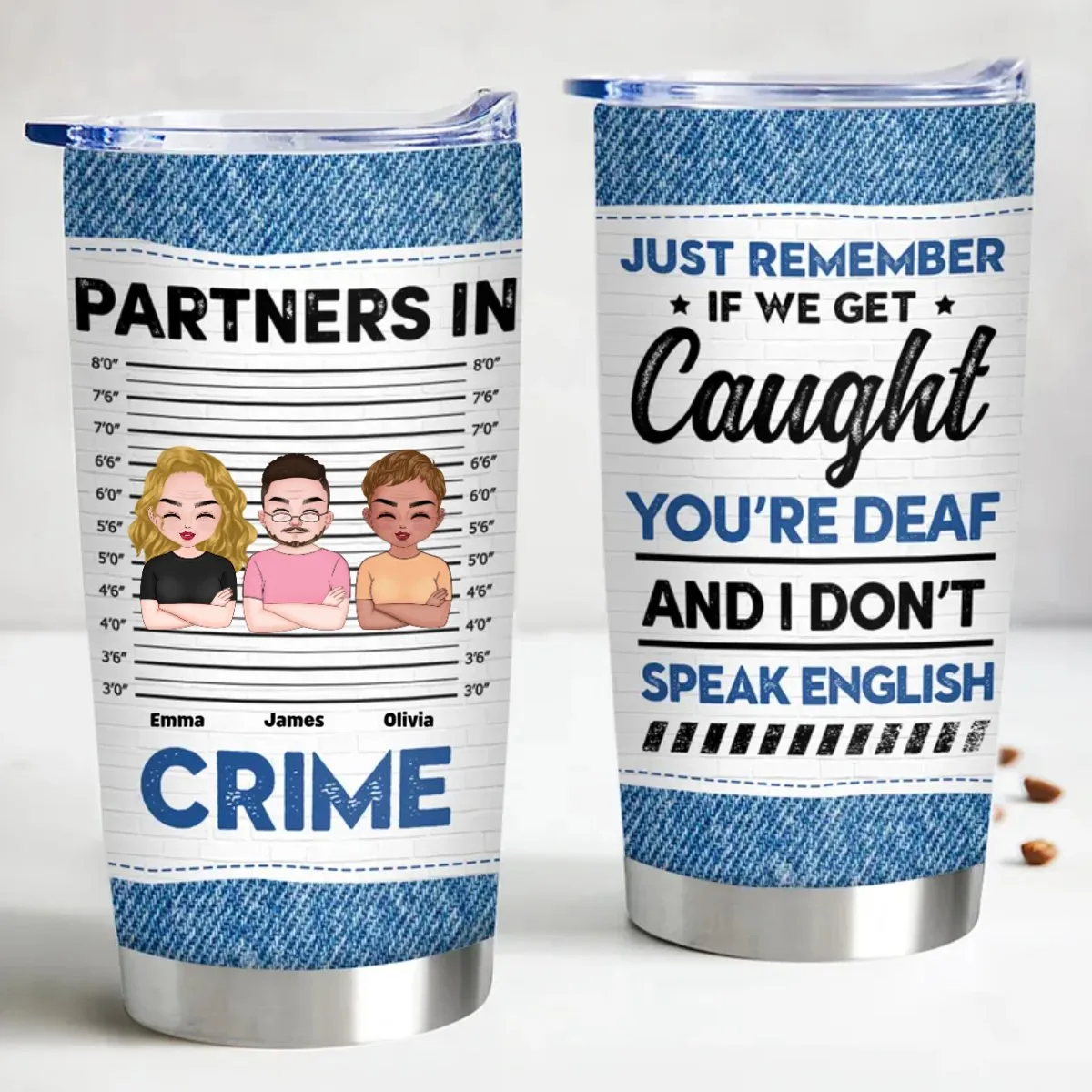 Dynamic Duo 20oz Custom Insulated Tumbler