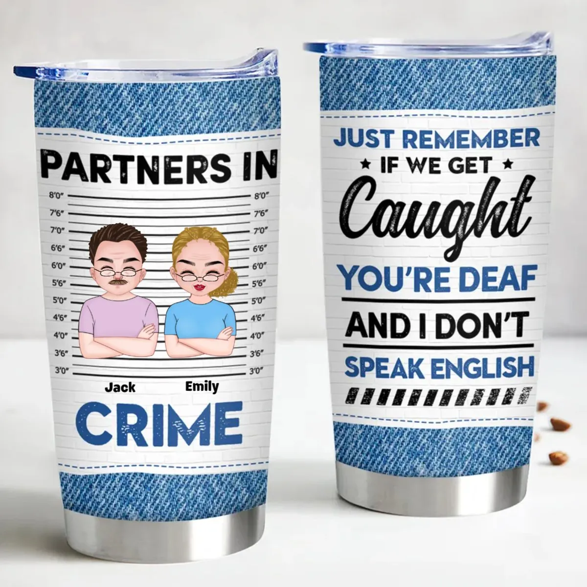 Dynamic Duo 20oz Custom Insulated Tumbler
