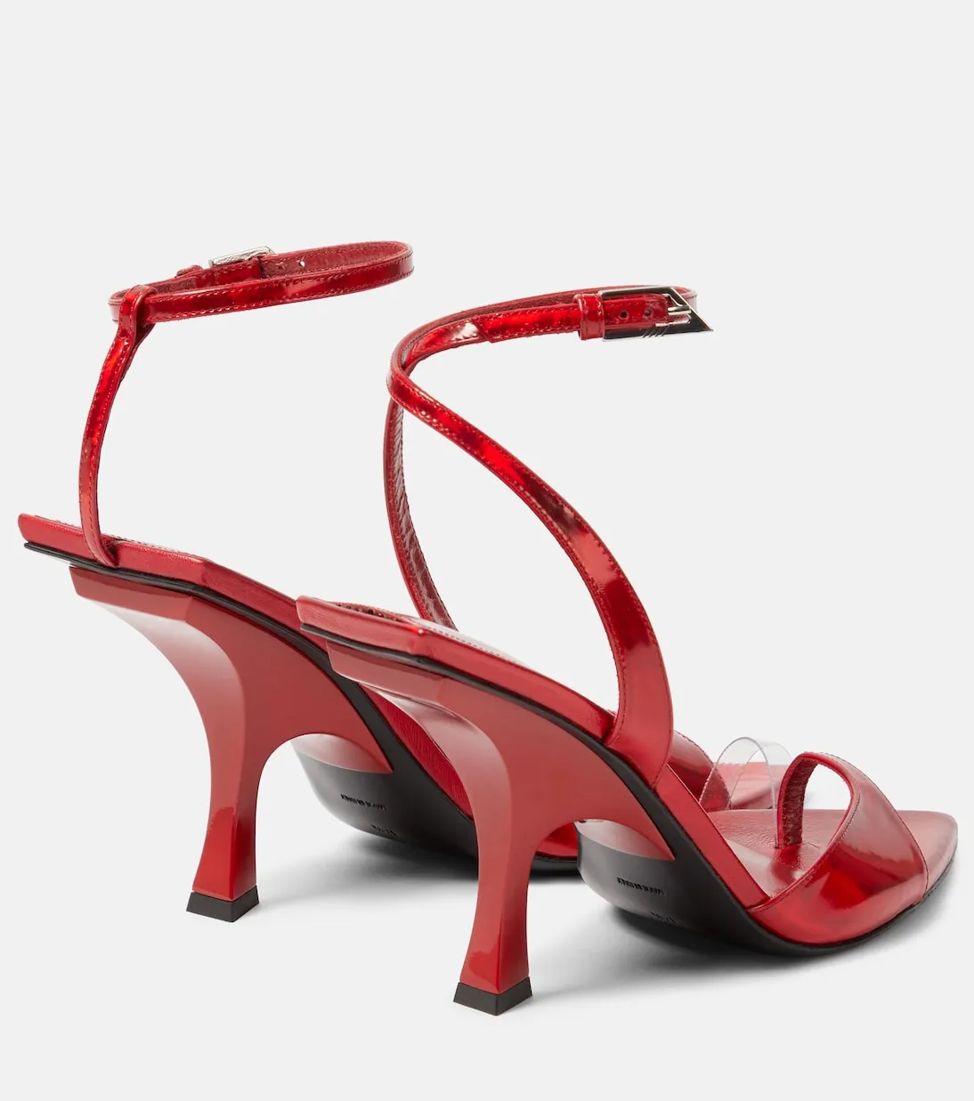 gg 85 metallic sandals The Attico, red