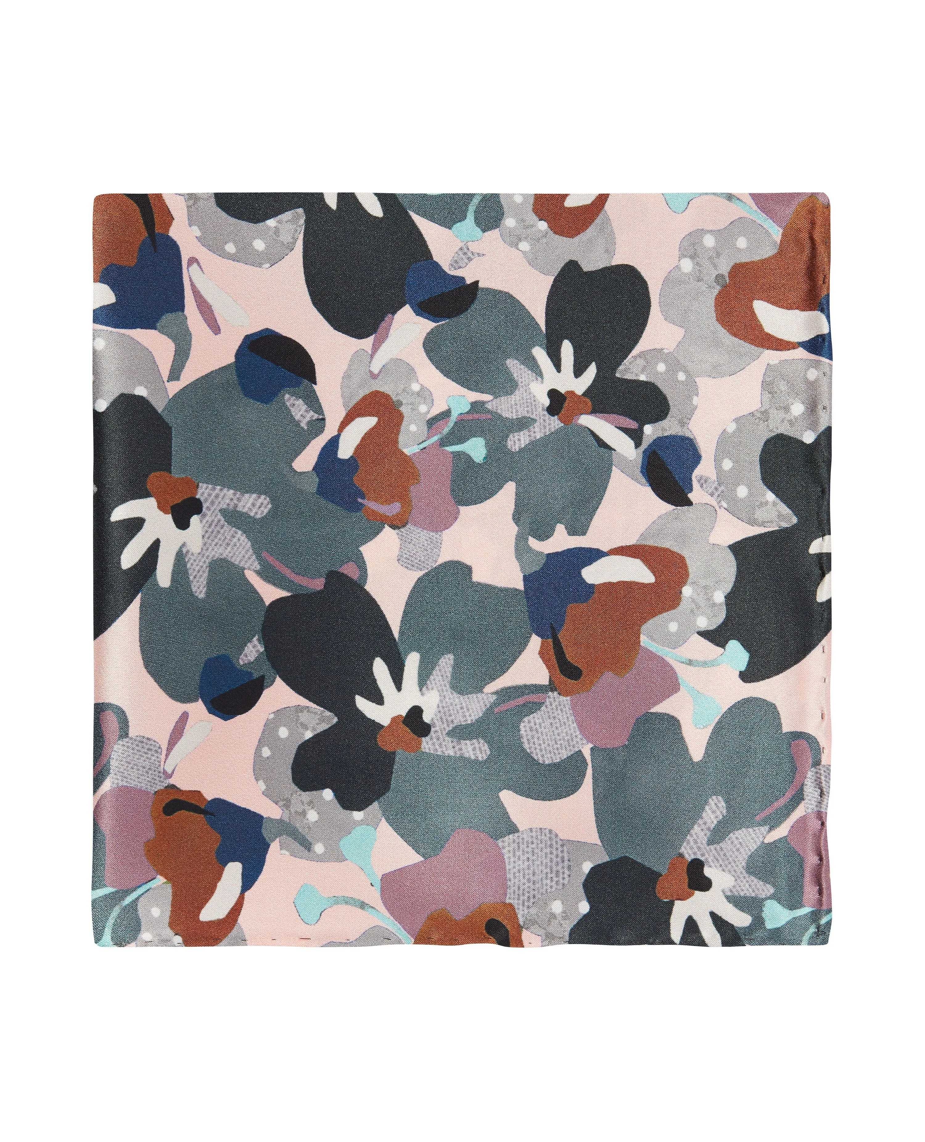 Pink Treloyhan Pocket Print Square