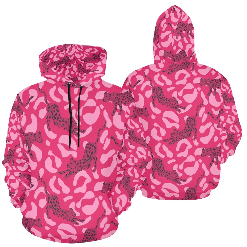 Pre Order:  Pink Leopard Hoodie