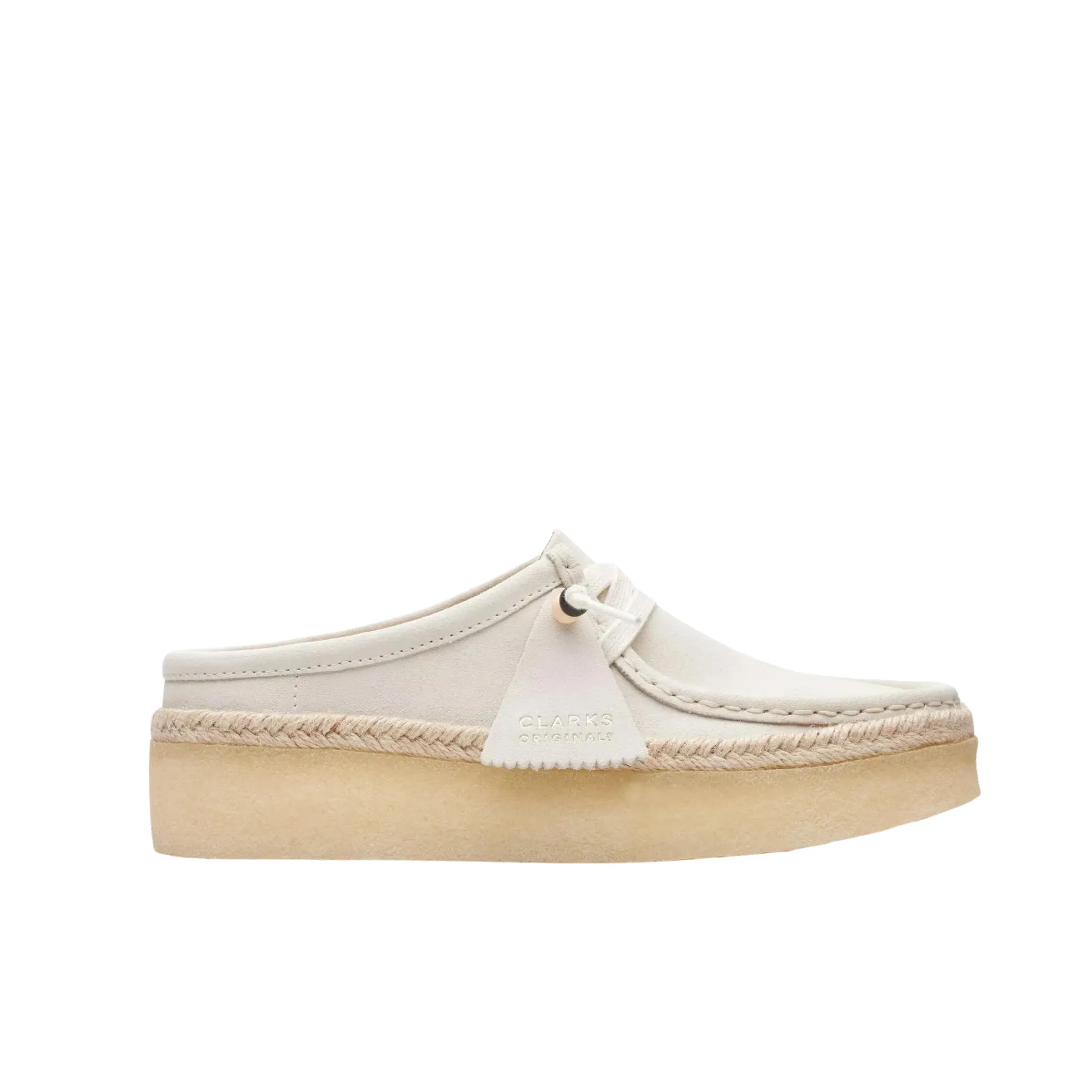 Shoes WallabeeCup Lo - White Suede