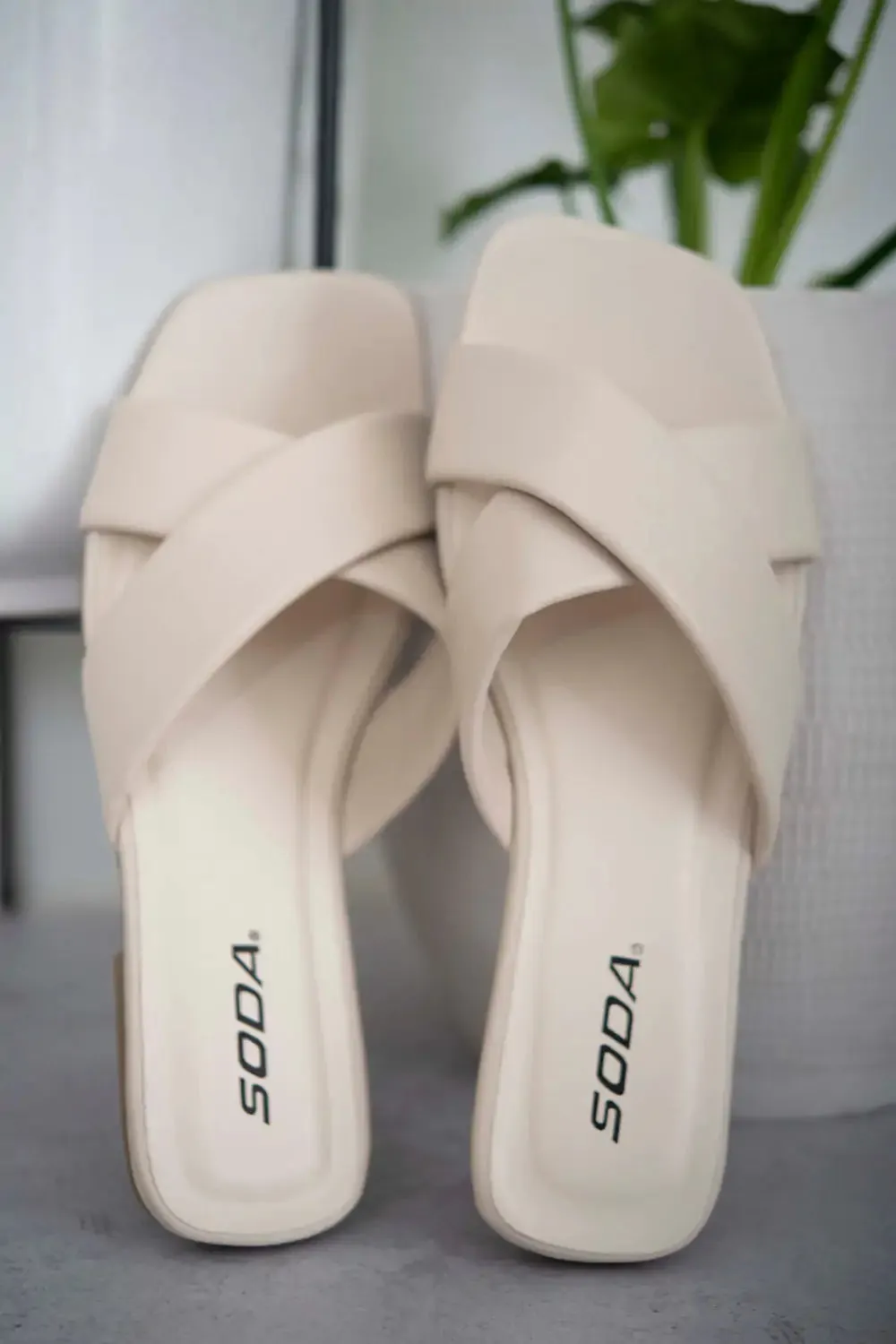 Slip Into Comfort: Crisscross Slide Sandals | Marvis